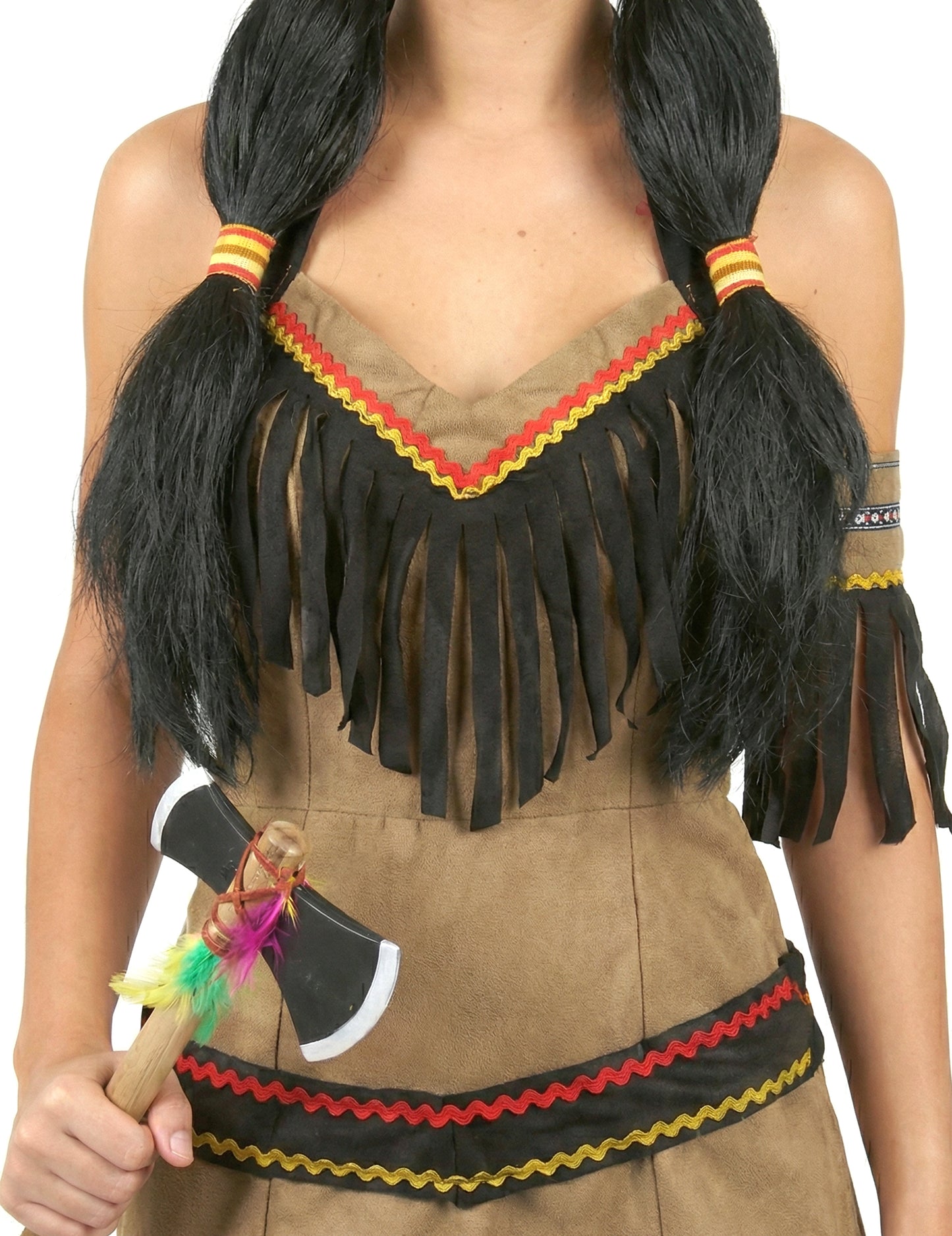 Индийската маскирана гола гръб жена