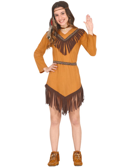 Индийски прикрийте кафяв тийнейджър