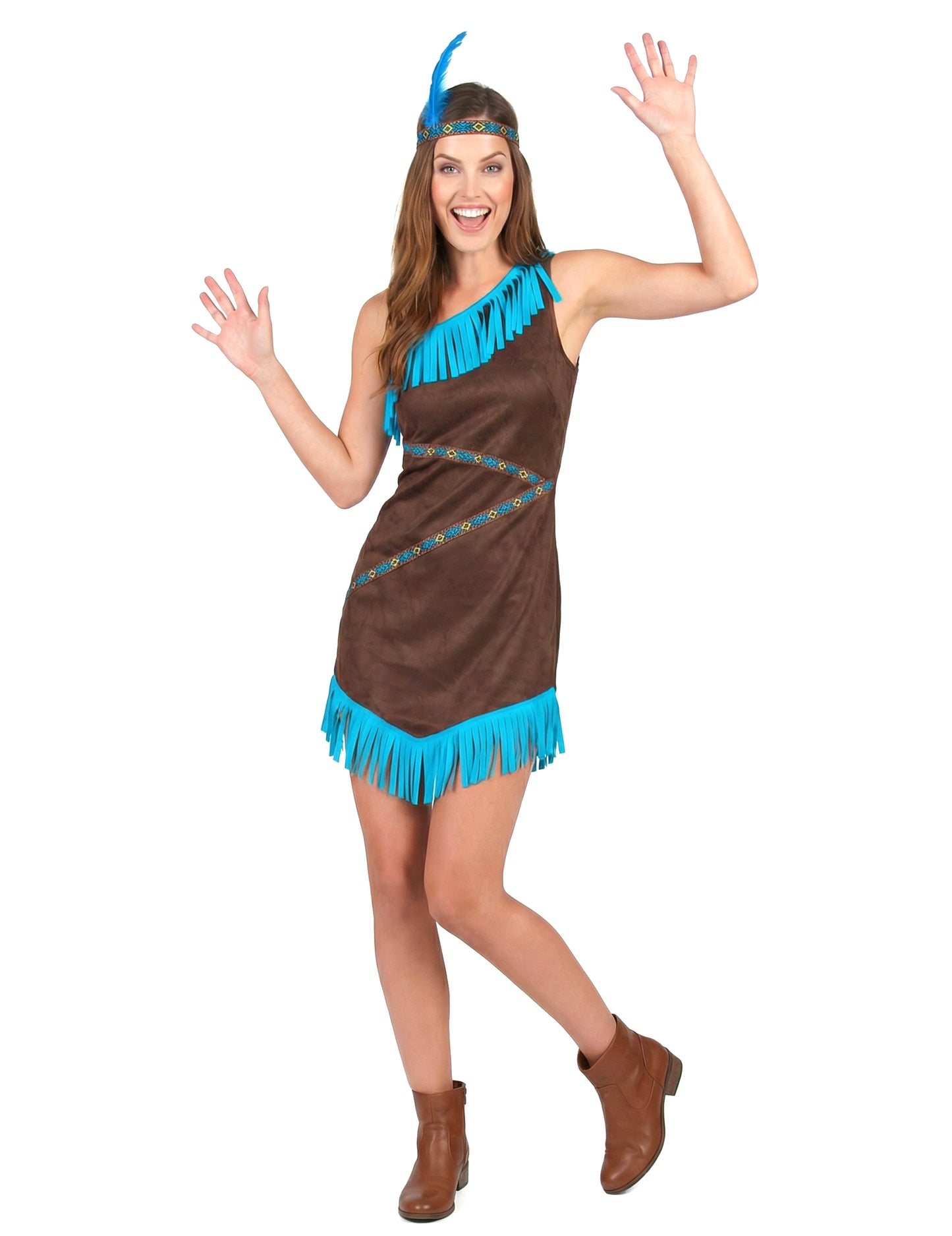 Кафяво и синьо индийски маскировка