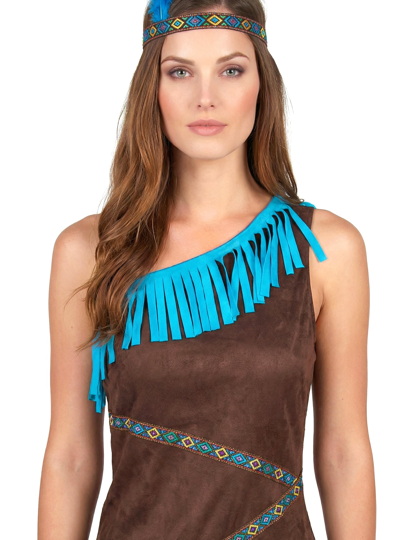 Кафяво и синьо индийски маскировка