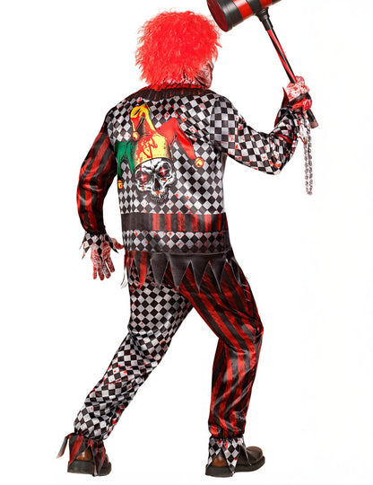 Пълен костюм на клоун убиец за възрастни