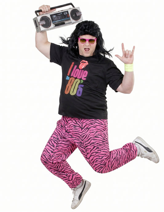 Déguisement jogging I love 80's grande taille homme