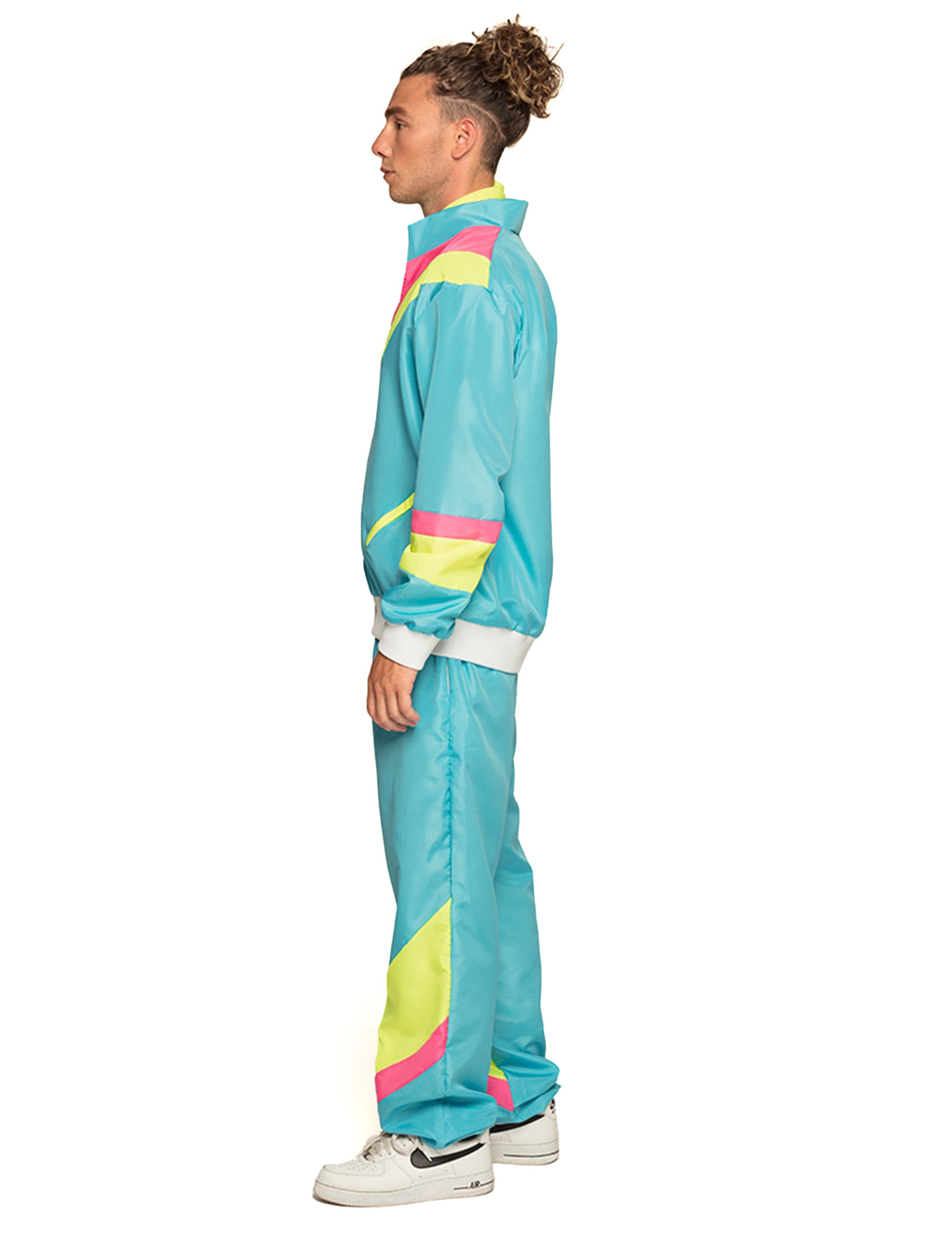 Vue de profil du déguisement jogging rétro pour homme