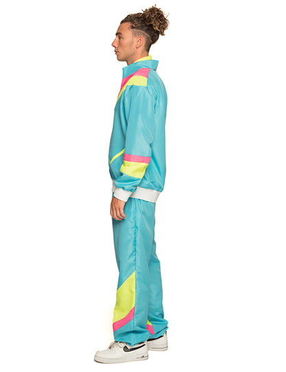 Vue de profil du déguisement jogging rétro pour homme