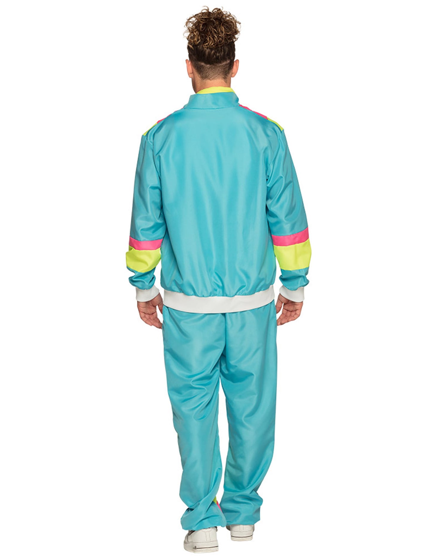 Vue de dos du déguisement jogging rétro pour homme