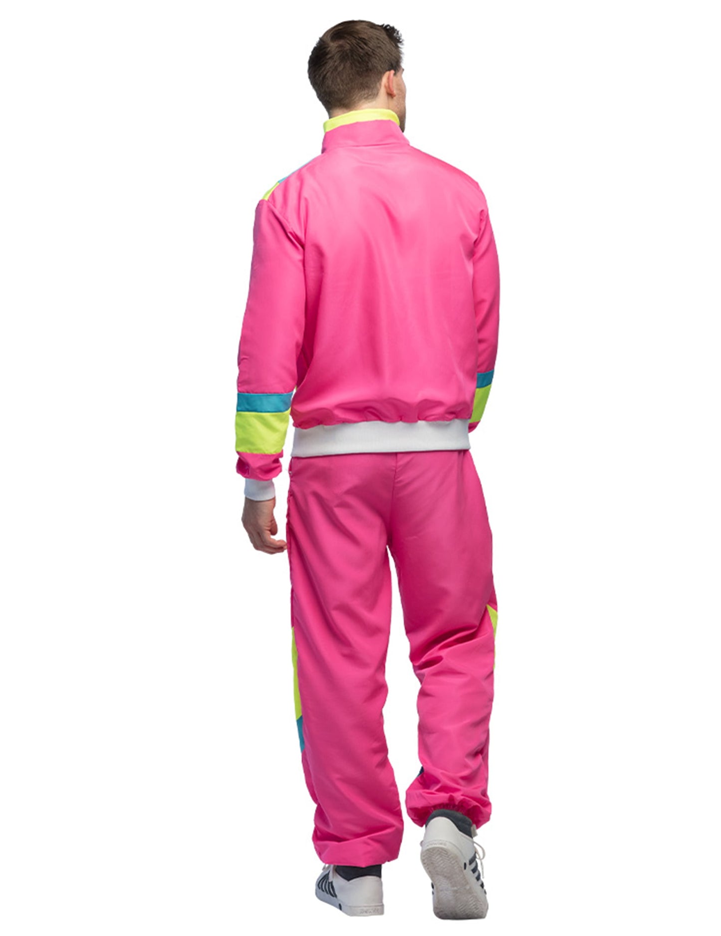 Vue de dos du déguisement jogging rétro pour homme