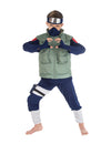 Déguisement de Kakashi Naruto™ pour enfant bleu et vert avec gilet et bandeau frontal