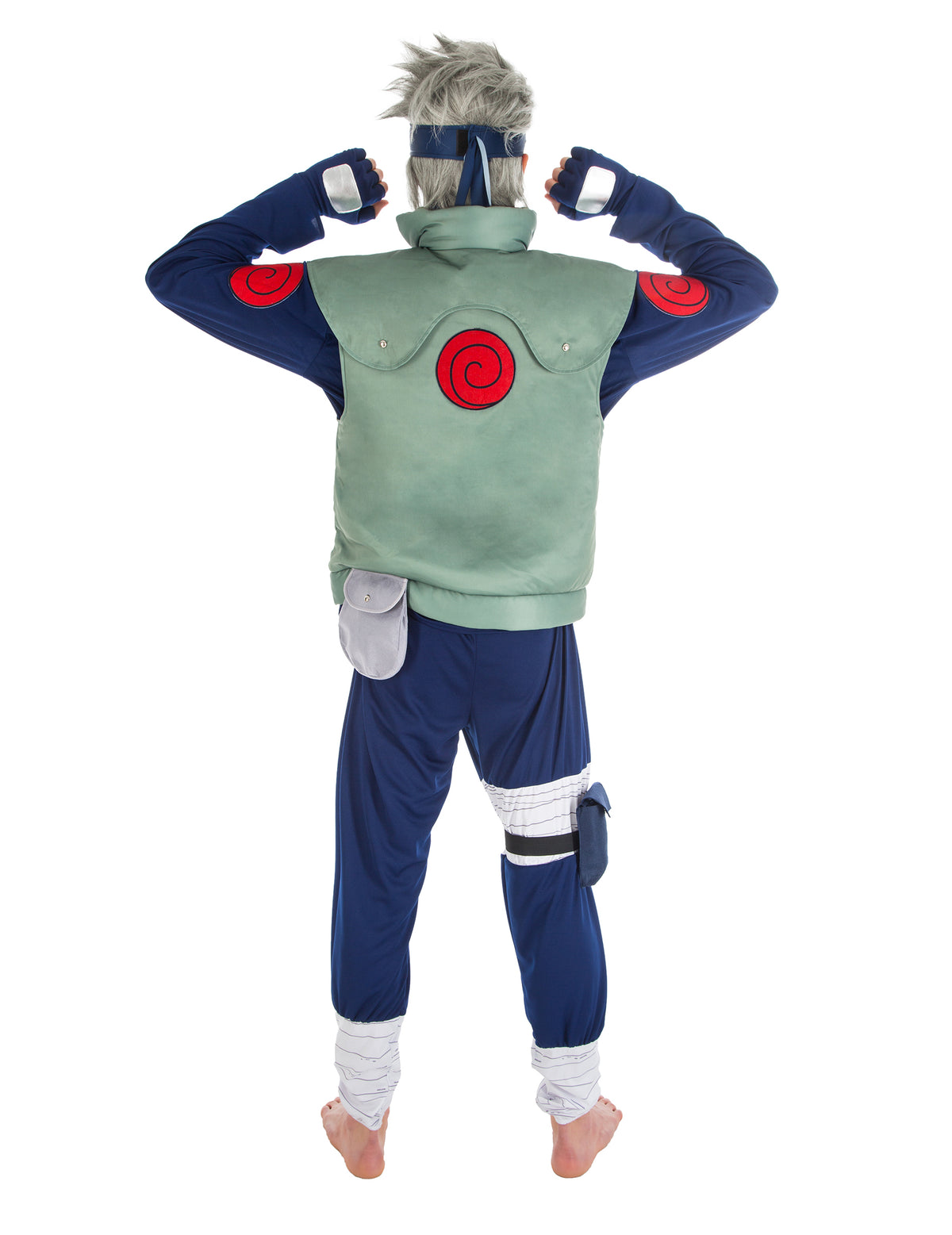 Vue de dos du déguisement de Kakashi Naruto™ pour enfant