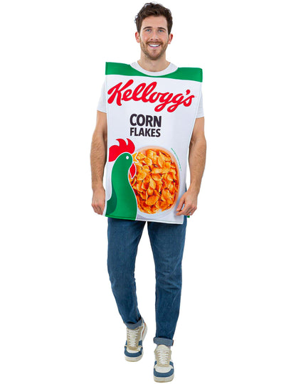 Костюм за възрастни Kellogg's Corn Flakes кутия с корнфлейкс