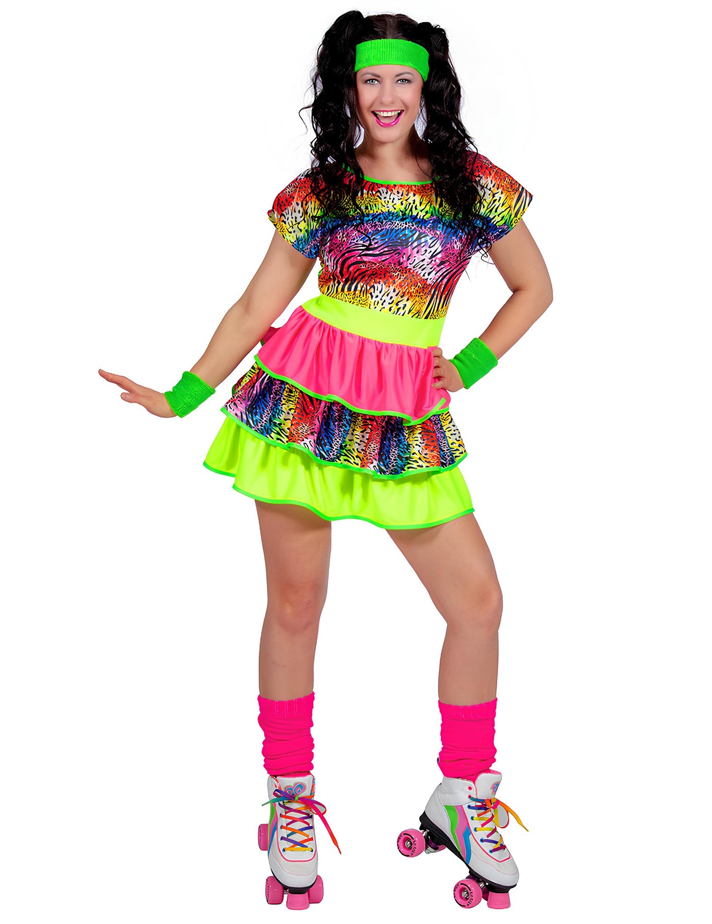 Кичозен костюм от 80-те години за жена 