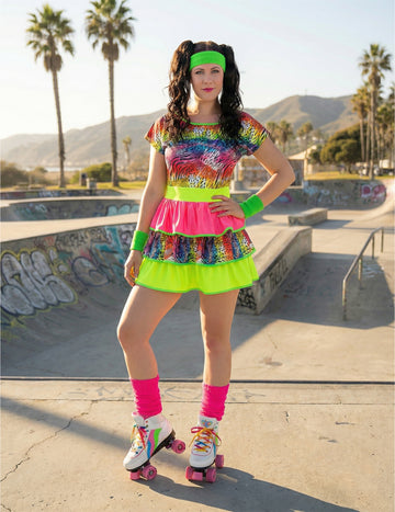 Déguisement kitsh années 80 femme