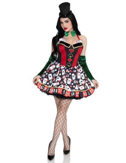 Секси луксозен костюм Lady Casino за жена