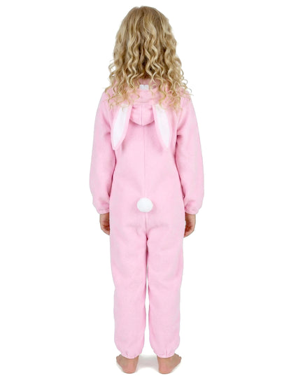 Vue de dos avec la queue blanche du déguisement de lapin pour enfant