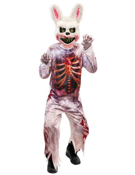 Déguisement Lapin zombie enfant