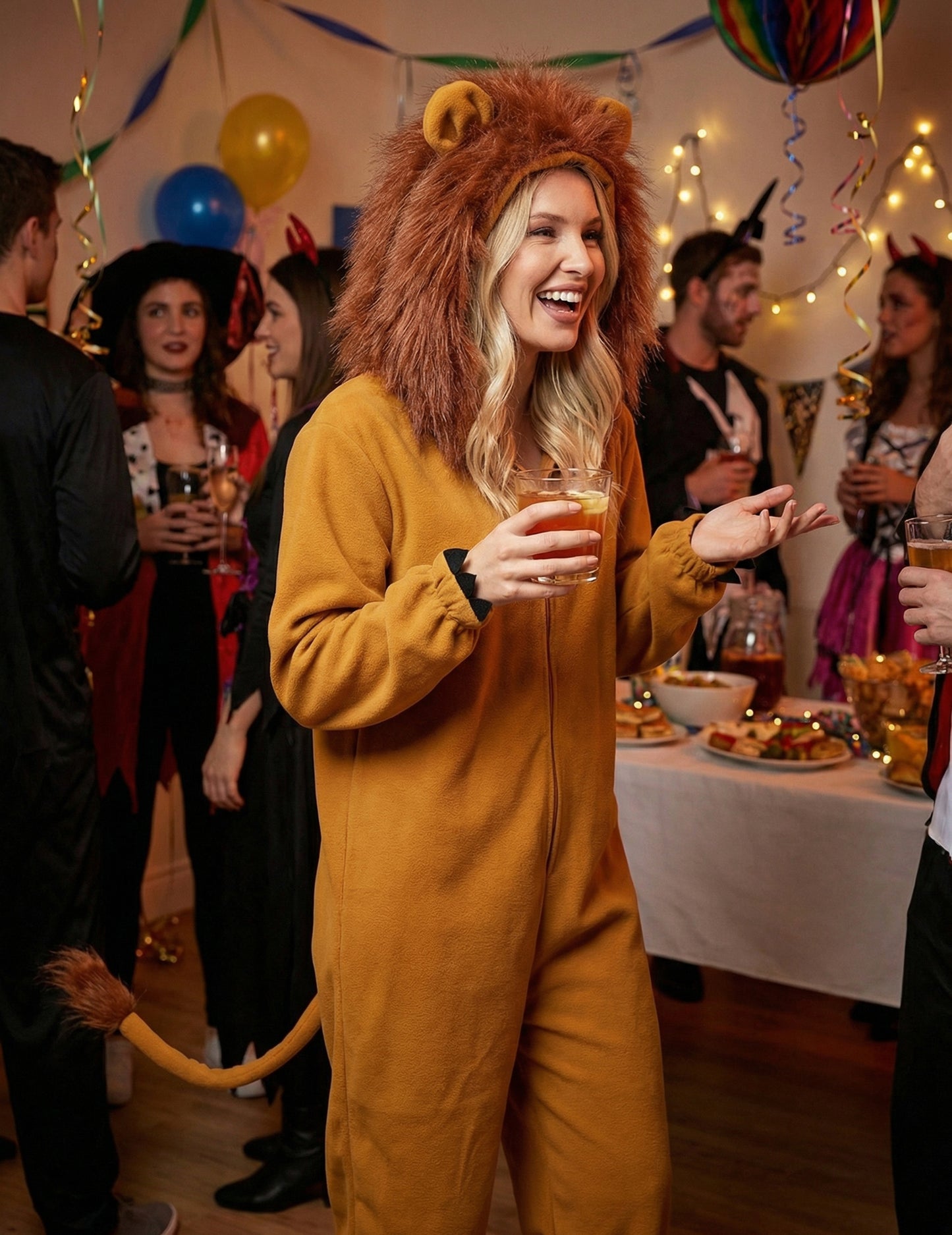 Костюм за женски лъвски лъв