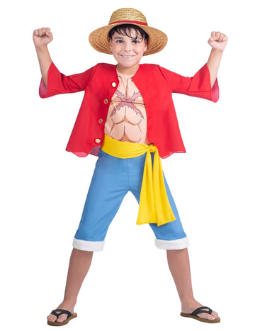 Luffy едно парче детски костюм