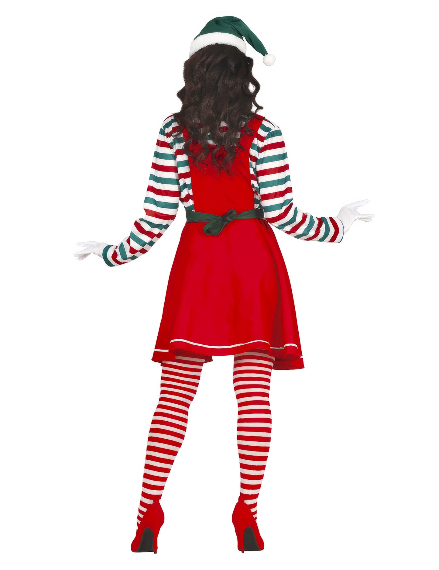 Дамски костюм на елфа на Дядо Коледа