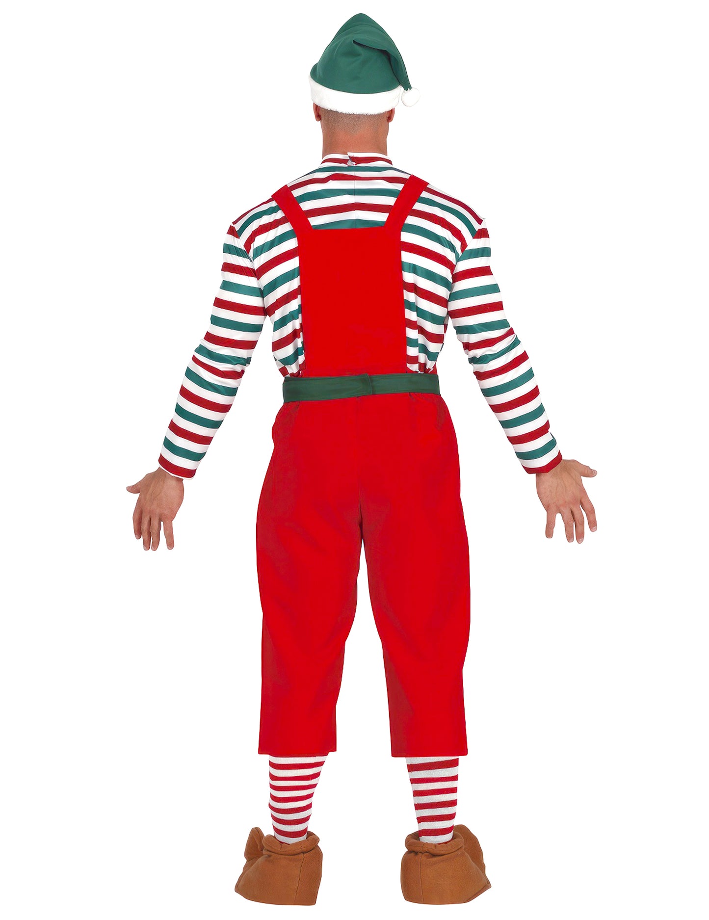 Мъжки костюм на елфа на Дядо Коледа