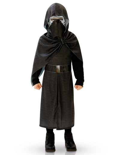 Déguisement luxe Kylo Ren Star Wars VII pour enfant noir avec masque et cape à capuche