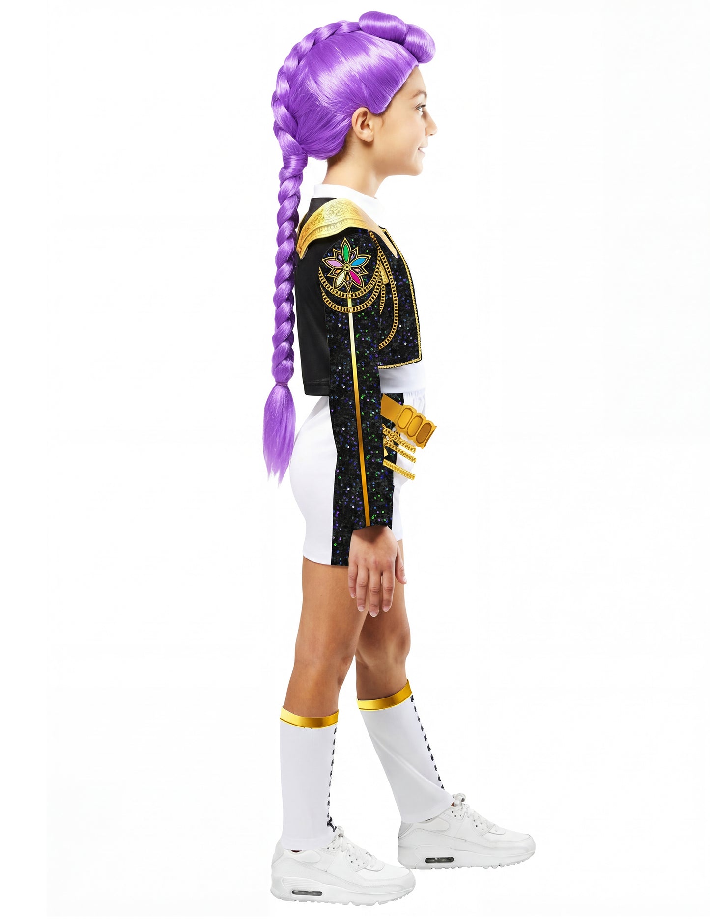 Луксозен костюм Rumi Gold Kpop Demon Hunter™ за момиче 