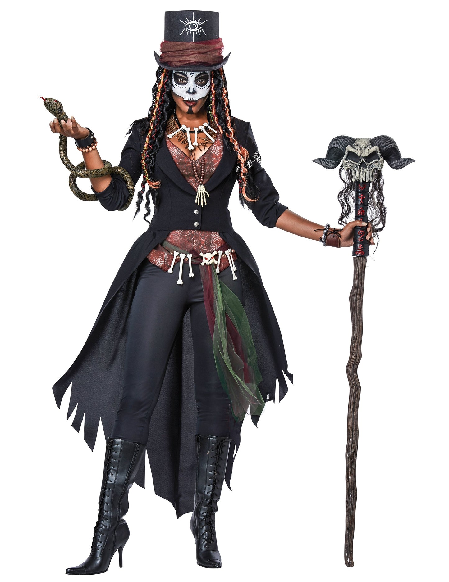 Магьосник костюм voodoo луксозна жена
