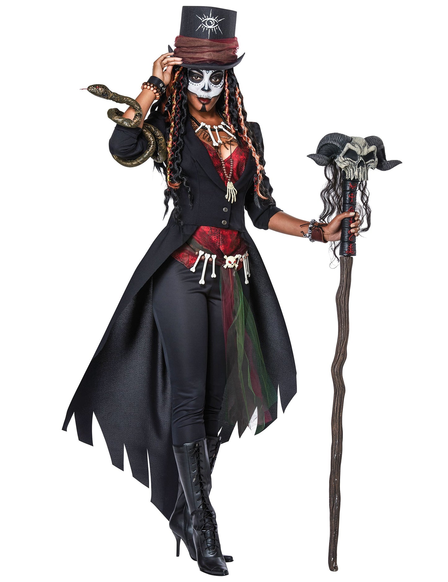 Магьосник костюм voodoo луксозна жена