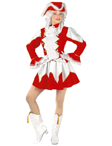 Червен мажоретен костюм жена