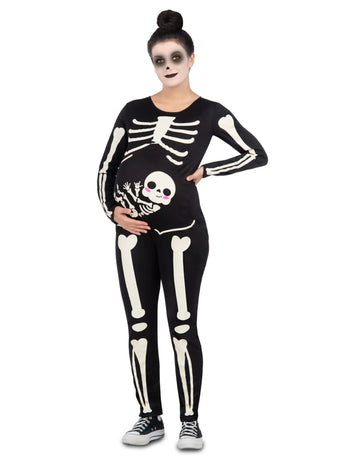 Костюм на майка скелет за бременни жени