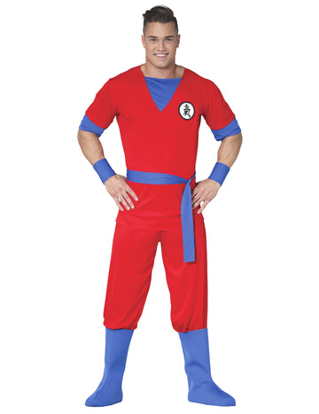 Костюм за възрастни червени манга