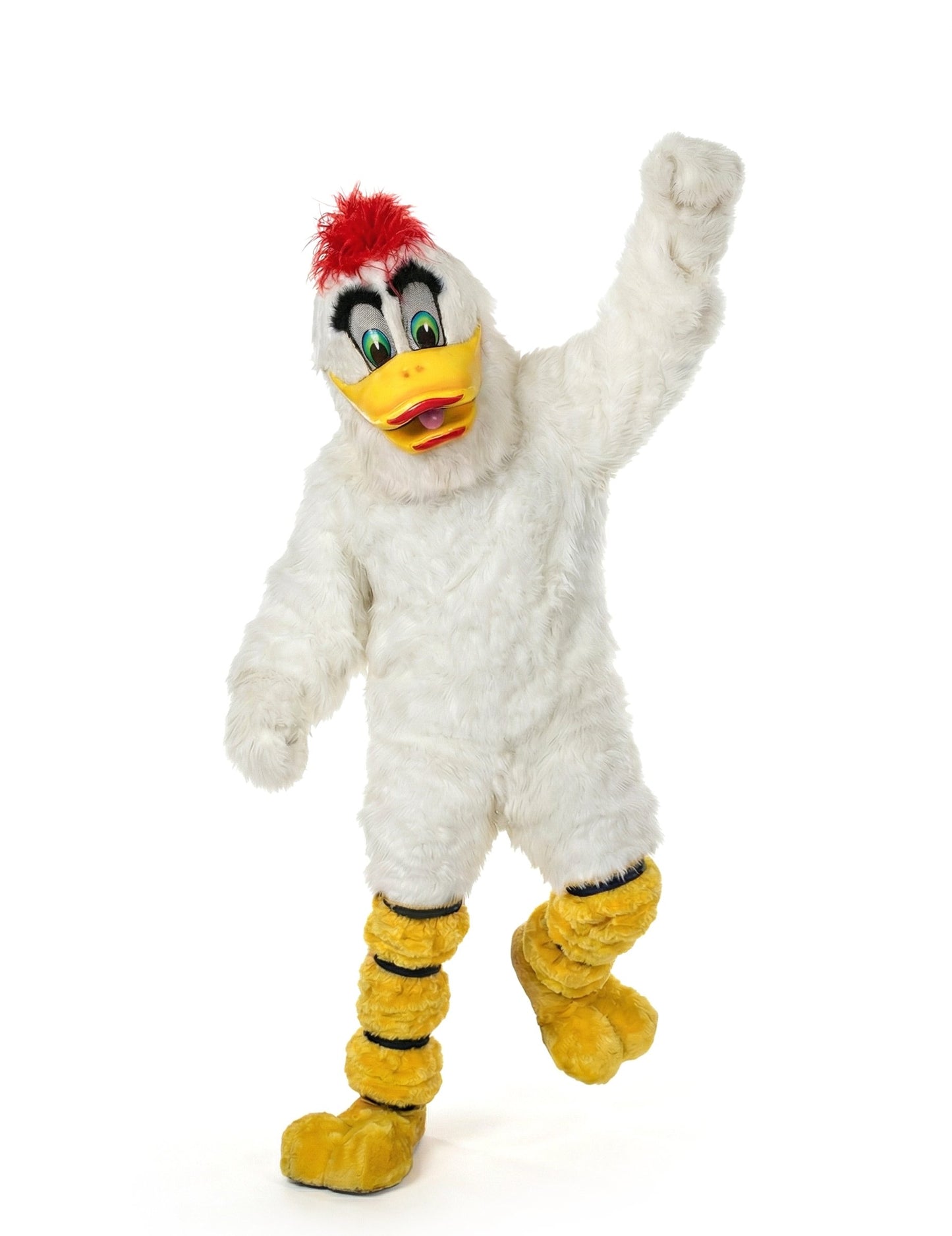 Костюм за талисман на бяла патица за възрастни