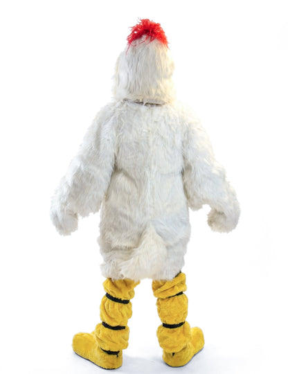 Костюм за талисман на бяла патица за възрастни