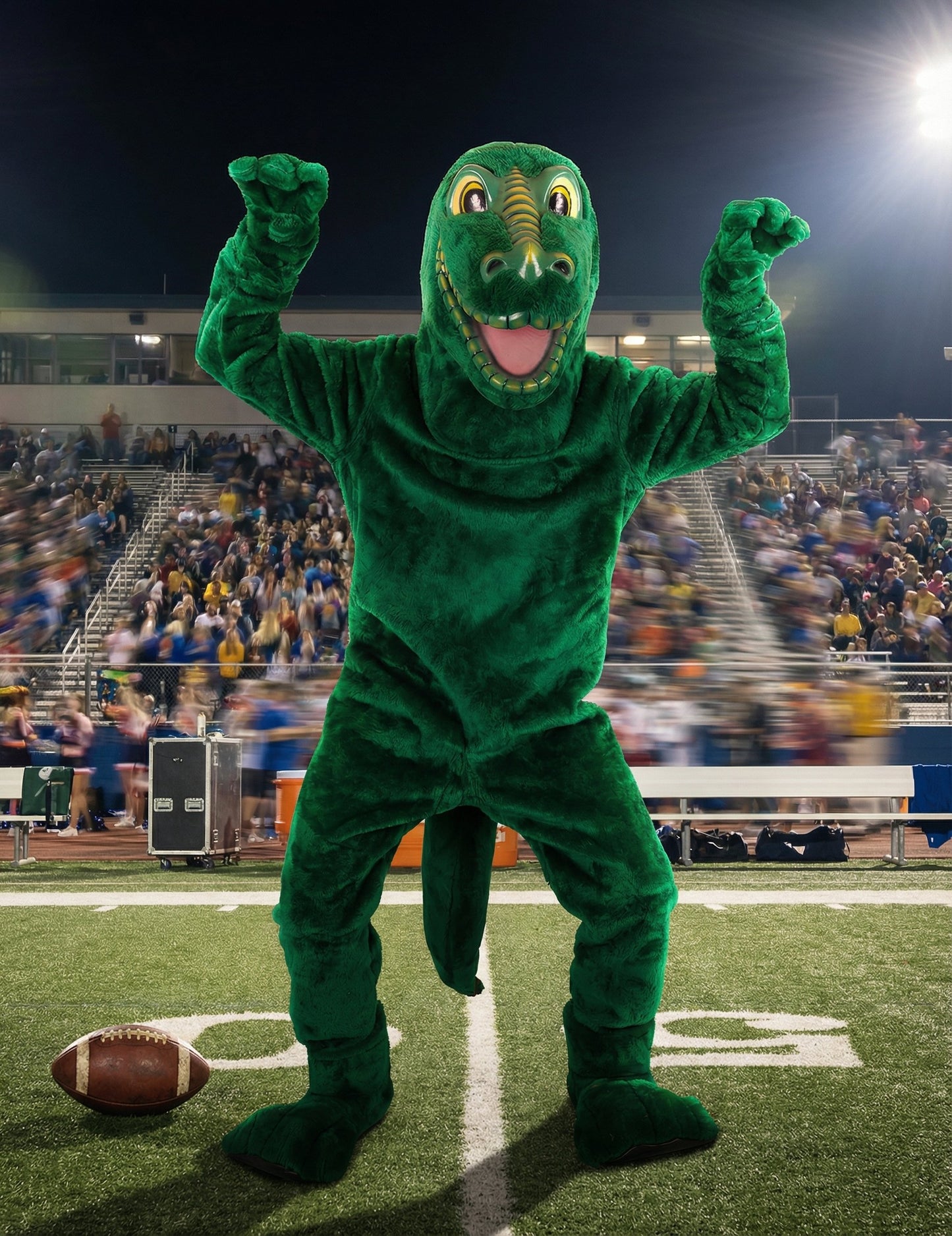 Костюм за талисман на динозавър за възрастни