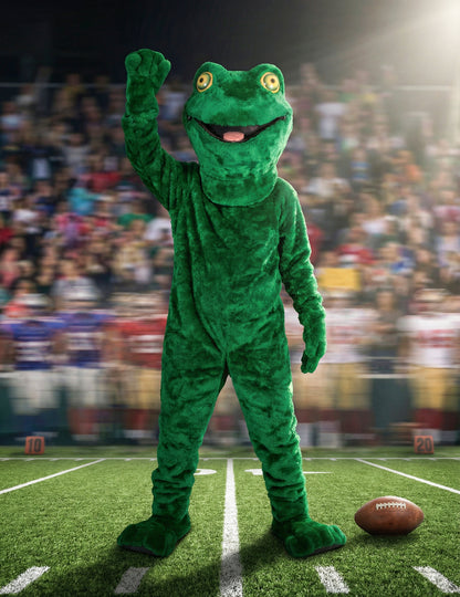 Костюм за талисман на възрастна жаба