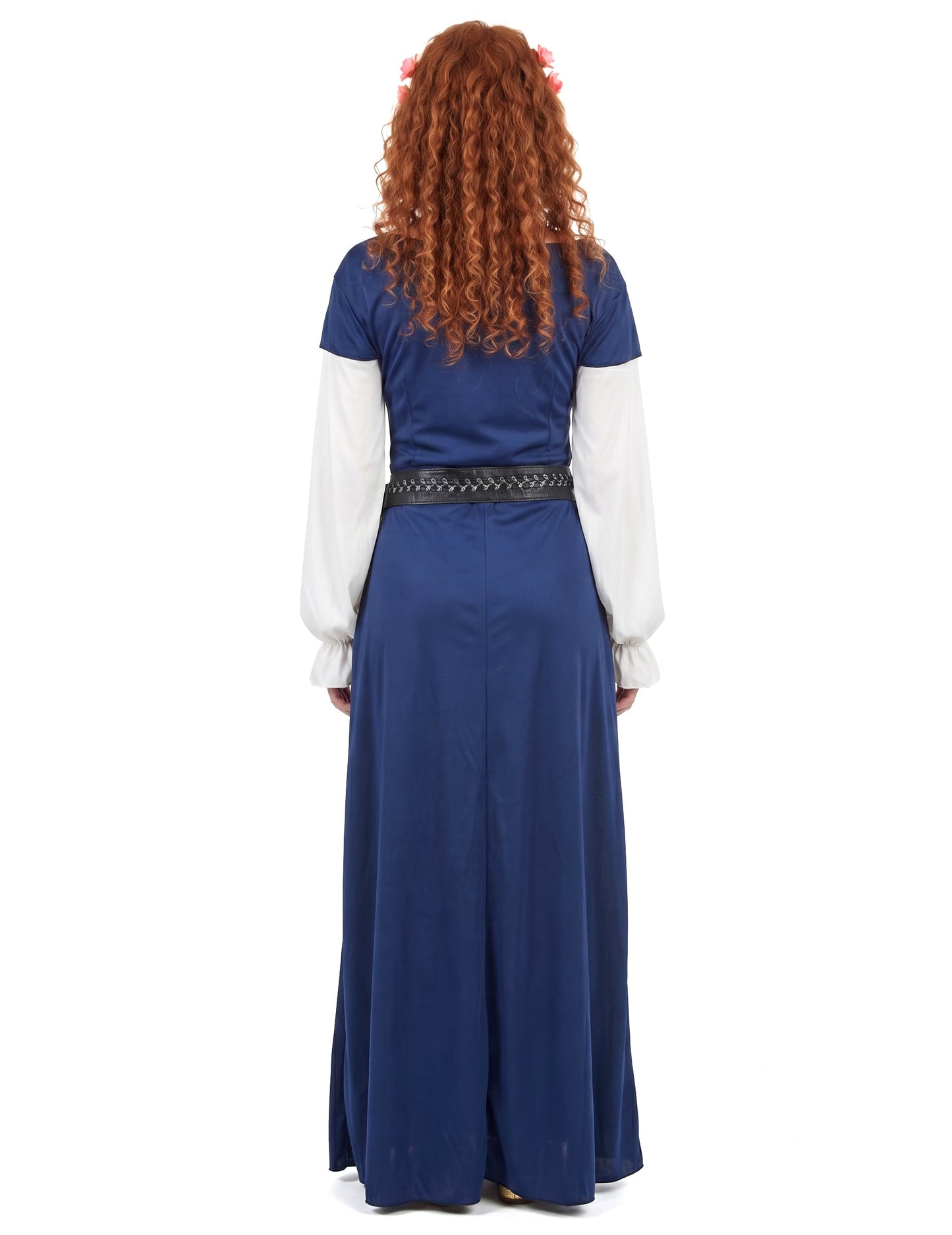 Déguisement Médiéval robe longue bleue Femme