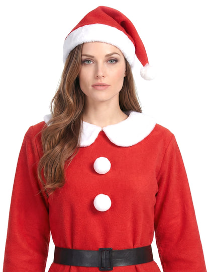 Майка коледен костюм помпони жена
