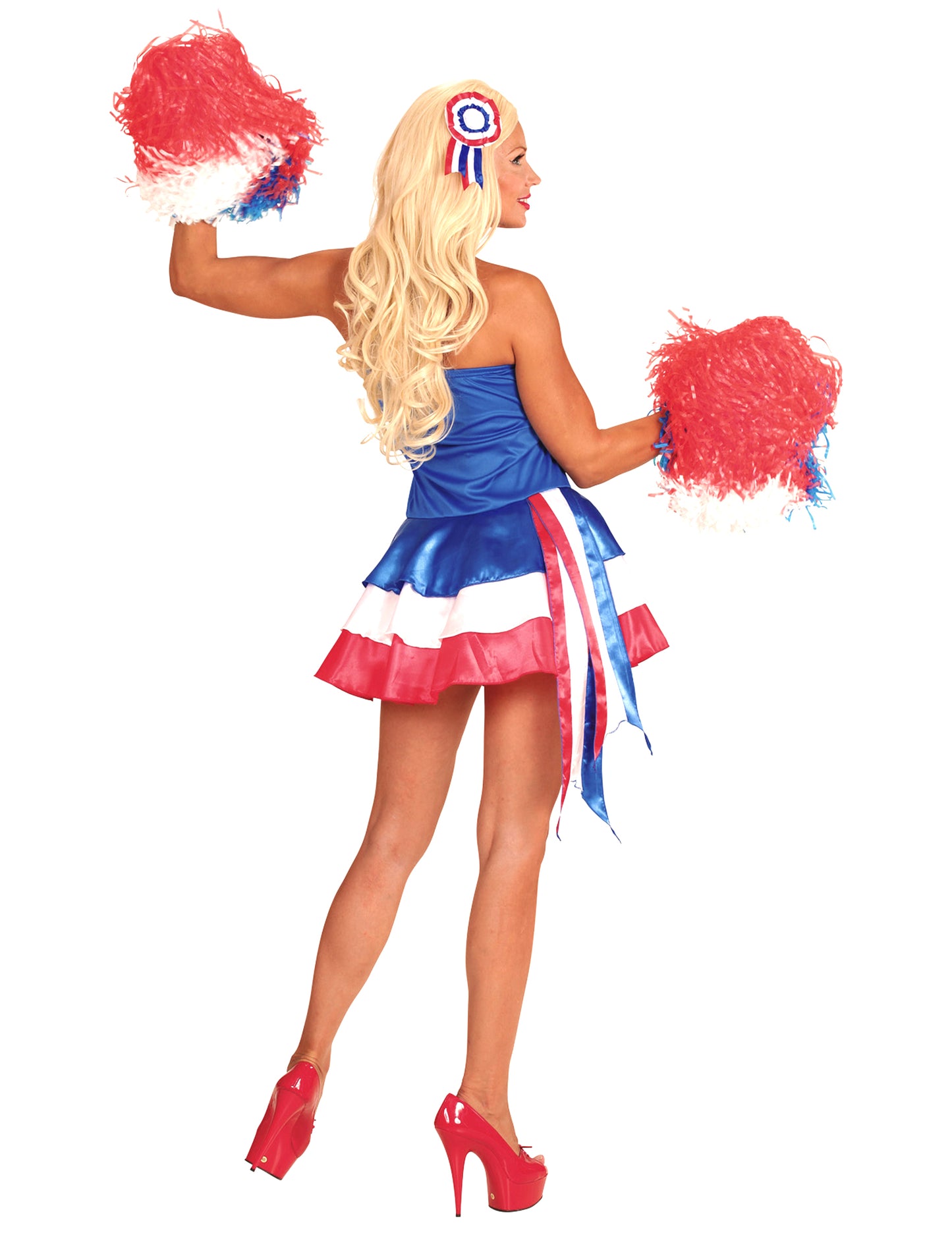 Дегизировка за фен на Франция трикольор за жени 