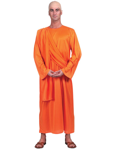 Déguisement de moine bouddhiste pour adulte orange