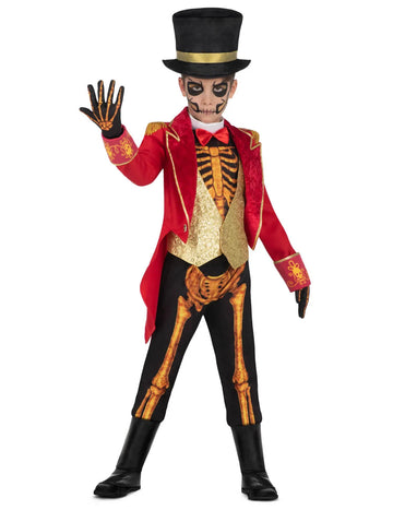 Костюм на скелет-мастер за момче