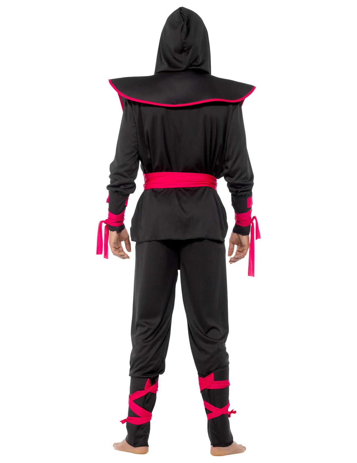 Vue de dos du déguisement ninja pour homme