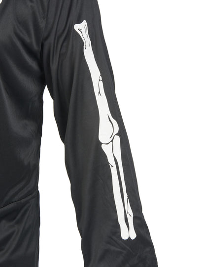 Черен скелет черен маскирайте Хелоуин