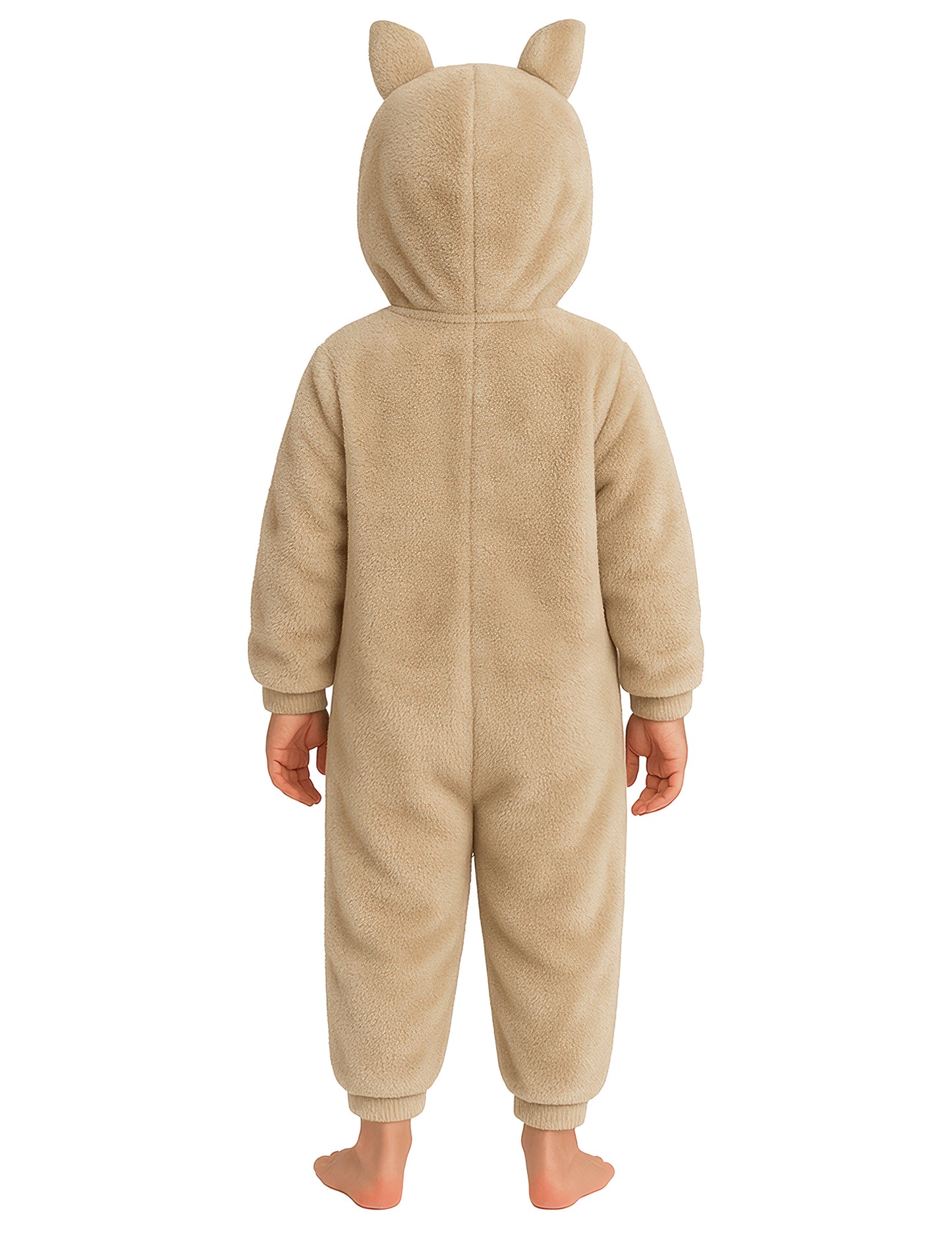 Костюм плюшено чудовище в бежово за дете 