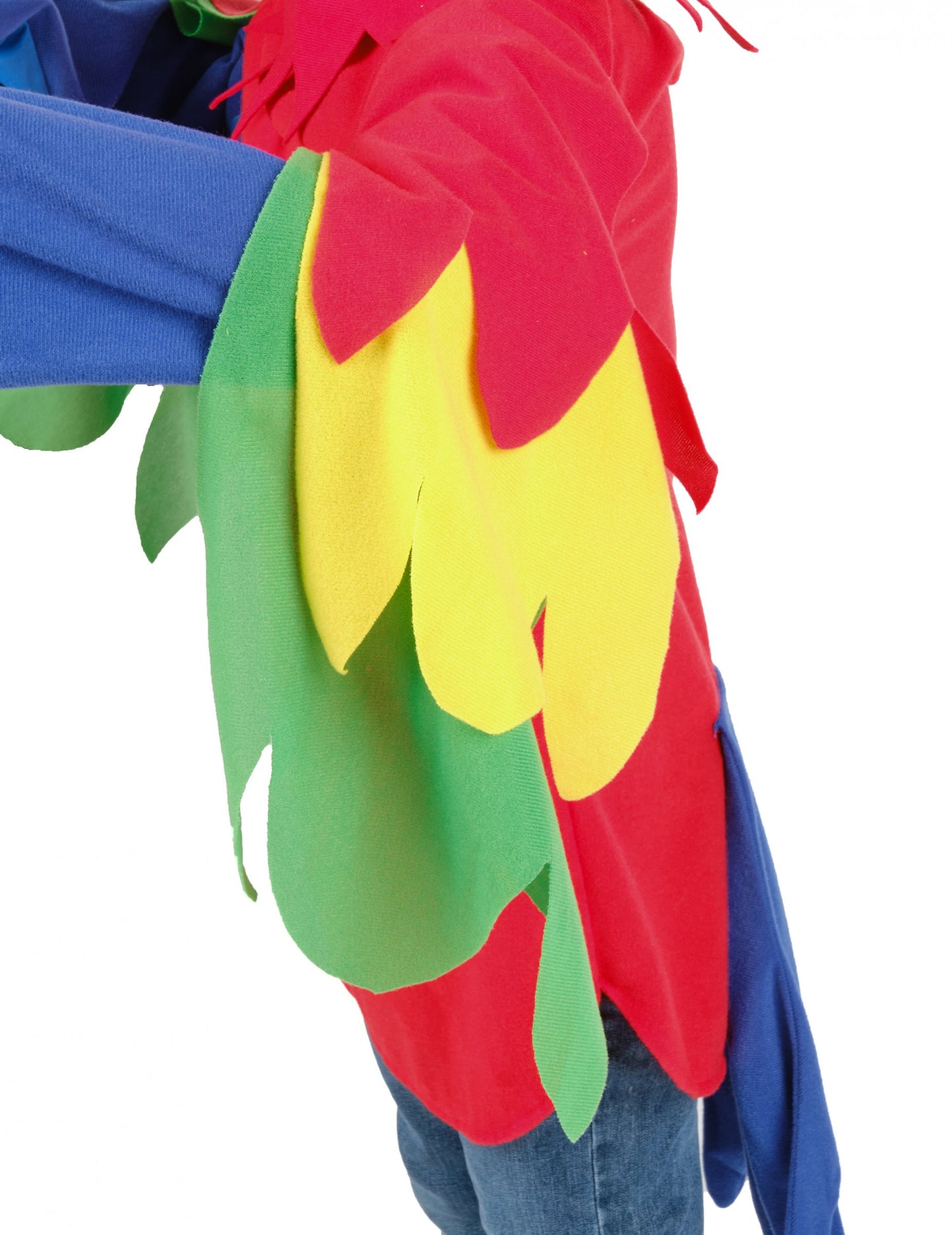 Детски мултицветни маскировки на папагал