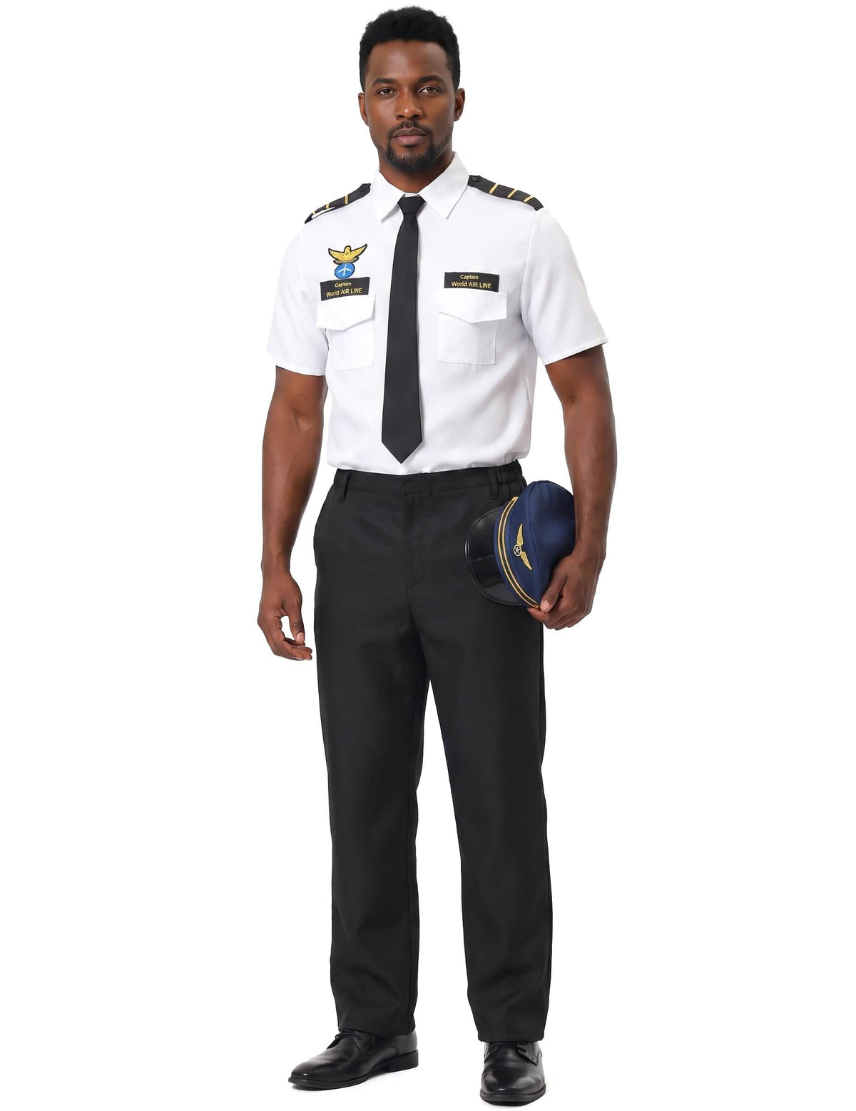 Déguisement pilote d'avion de ligne homme