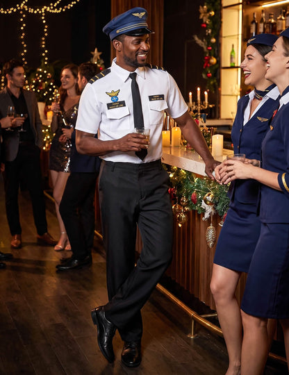 Déguisement pilote d'avion de ligne homme