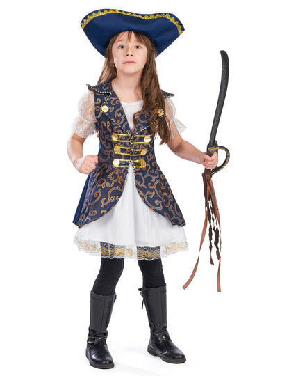 Тъмносин пиратски маскировка