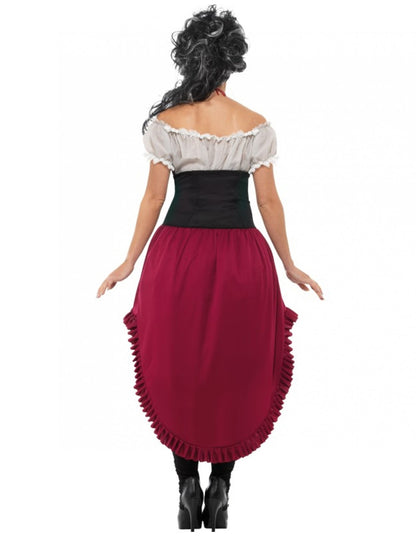 Кървав костюм на призрачна пиратка за жени Хелоуин 