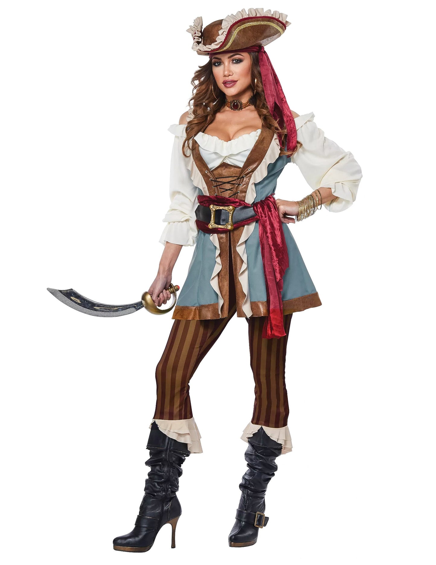 Луксозен пиратски костюм жена