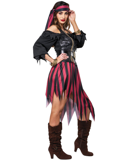 Женски бунтарски пиратски костюм