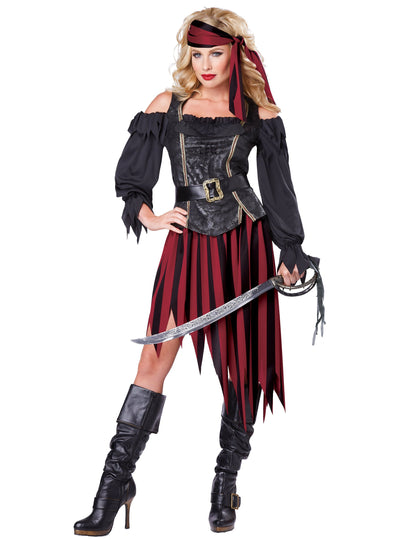 Женски бунтарски пиратски костюм