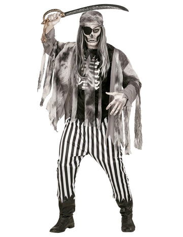 Пиратски пиратски костюм на пиратски скелет